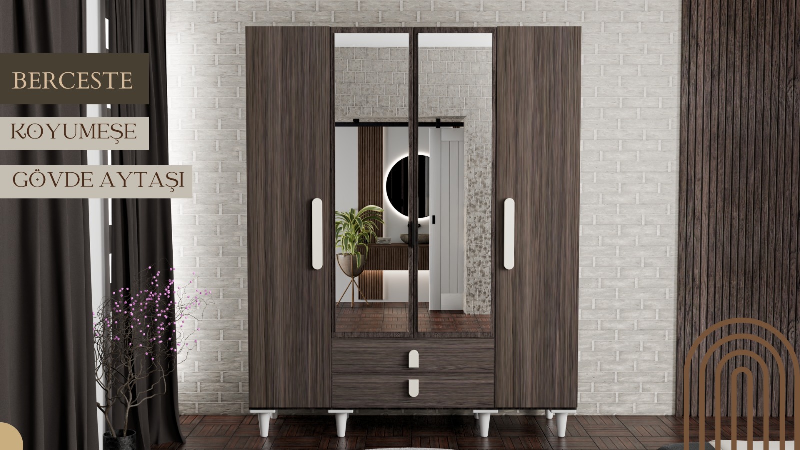 4 Kapılı Berceste Dolap