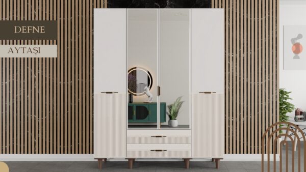 4 Kapılı Defne (Aytaşı) Dolap