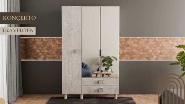 3 Kapılı Konçerto Dolap