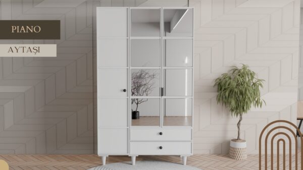 3 Kapılı Piano (Aytaşı) Dolap