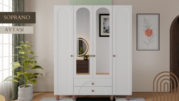 4 Kapılı Soprano Dolap