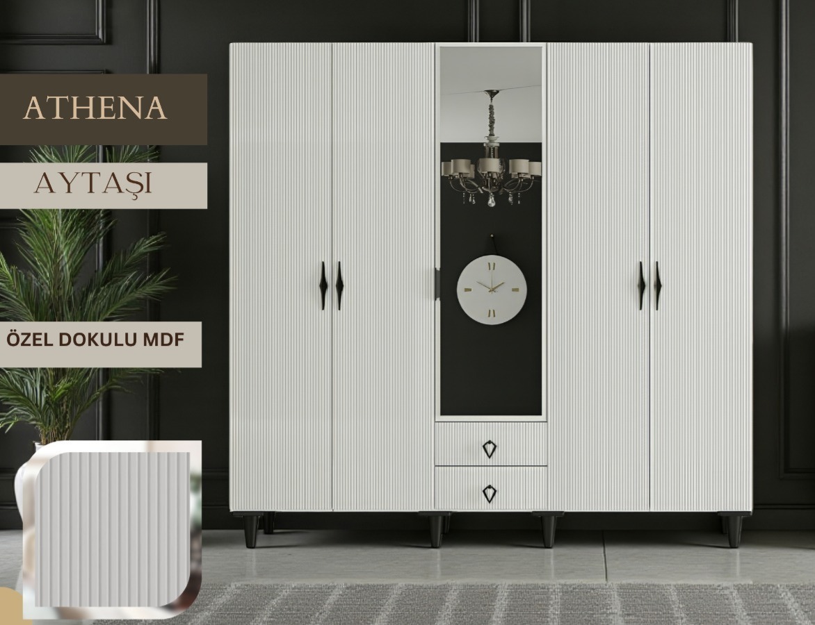 5 Kapılı Athena Dolap