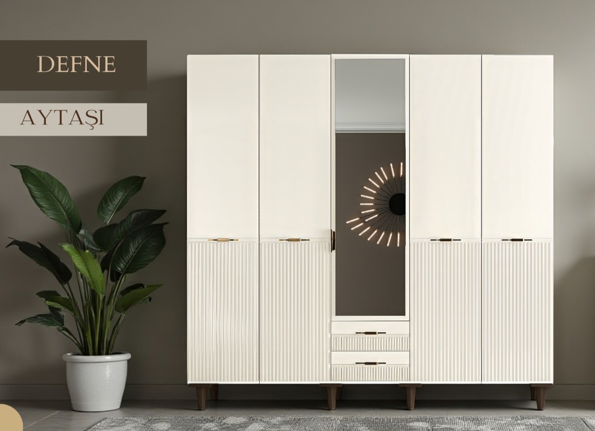 5 Kapılı Defne Dolap