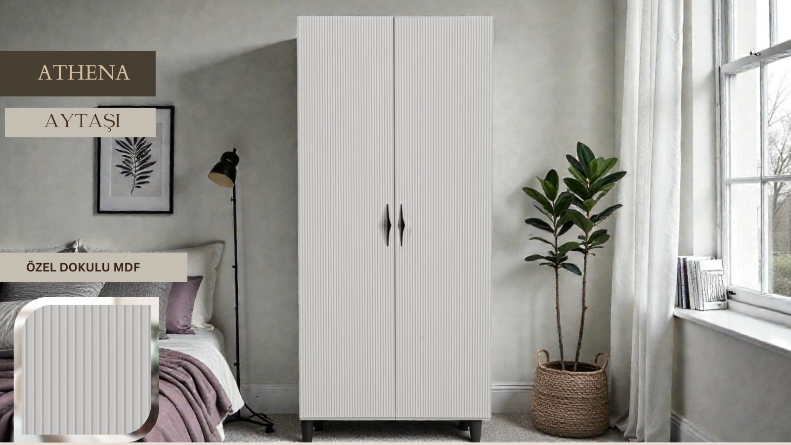 2 Kapılı Athena Dolap