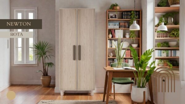 2 Kapılı Newton (Rota Ceviz) Dolap