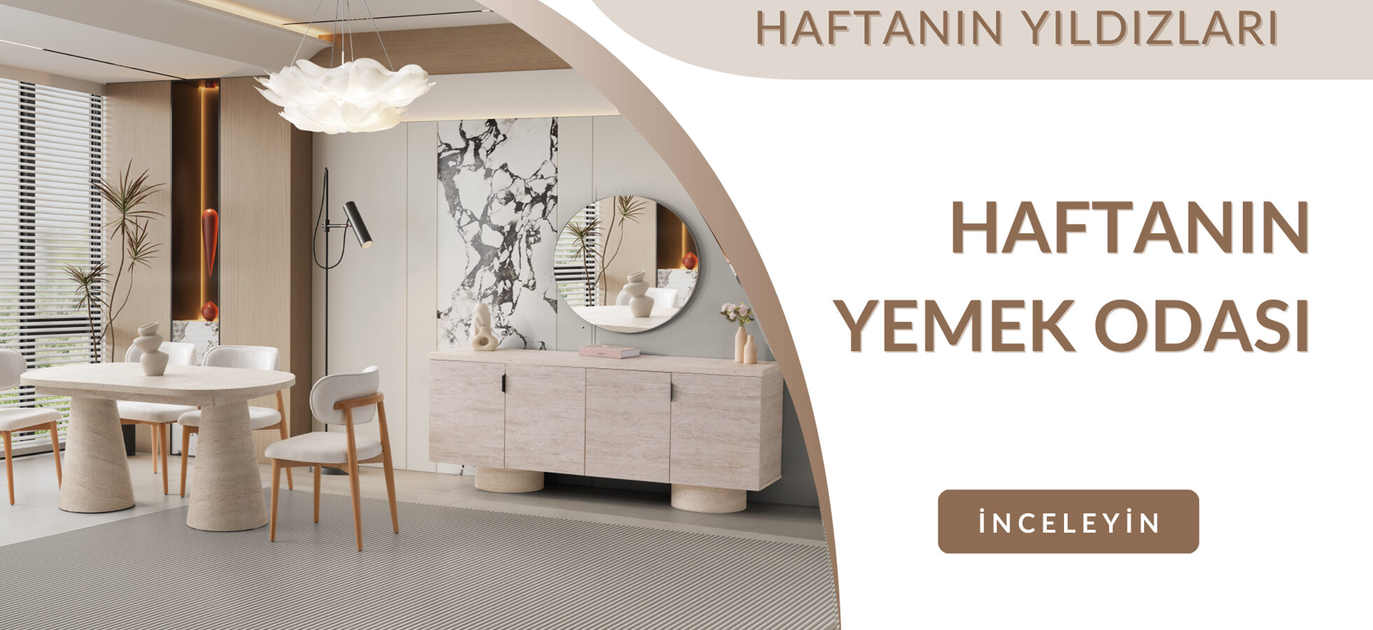 White Brown Furniture Collection Banner Free (1920 x 760 piksel)